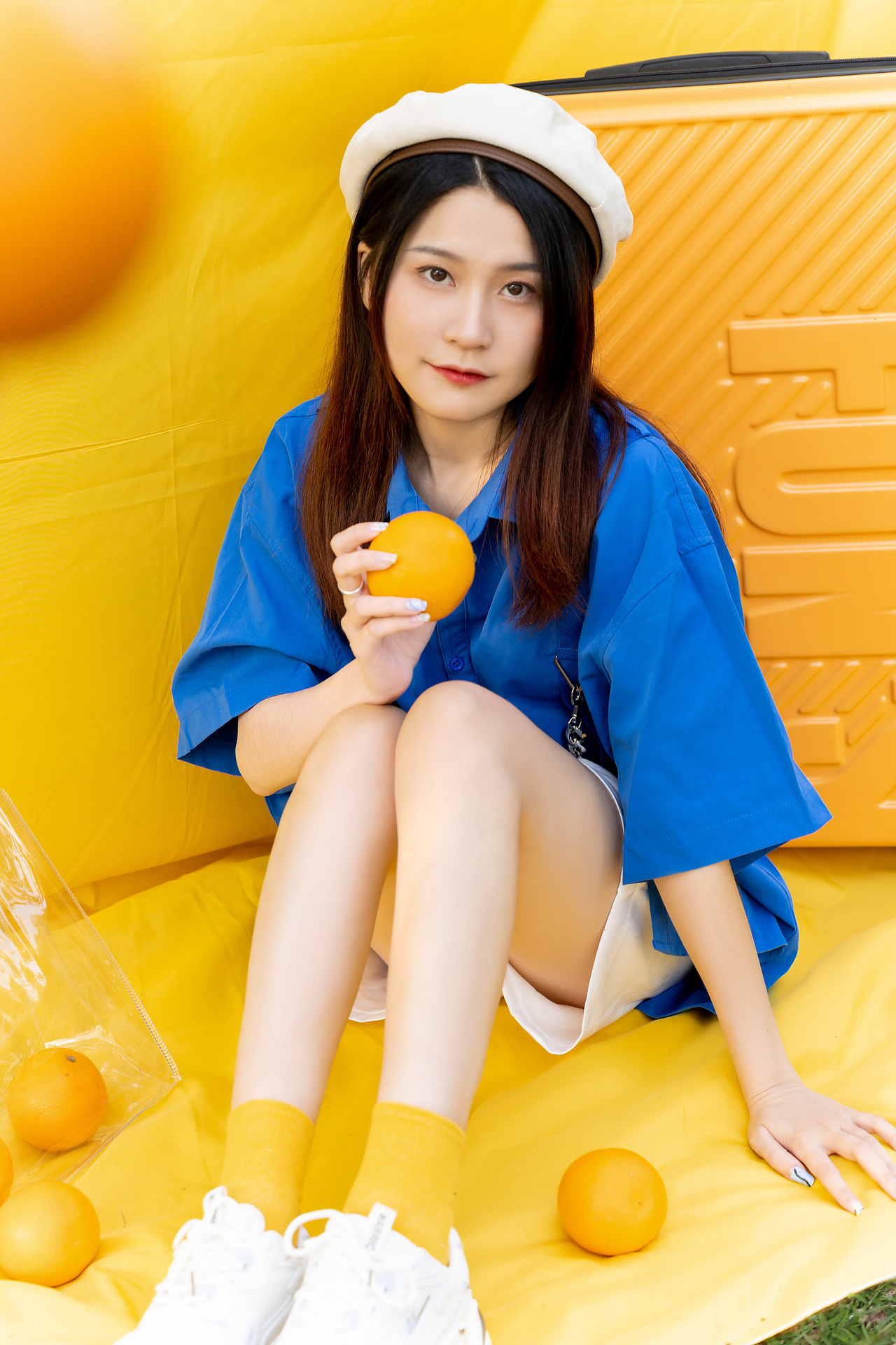 克莱因蓝生日写真