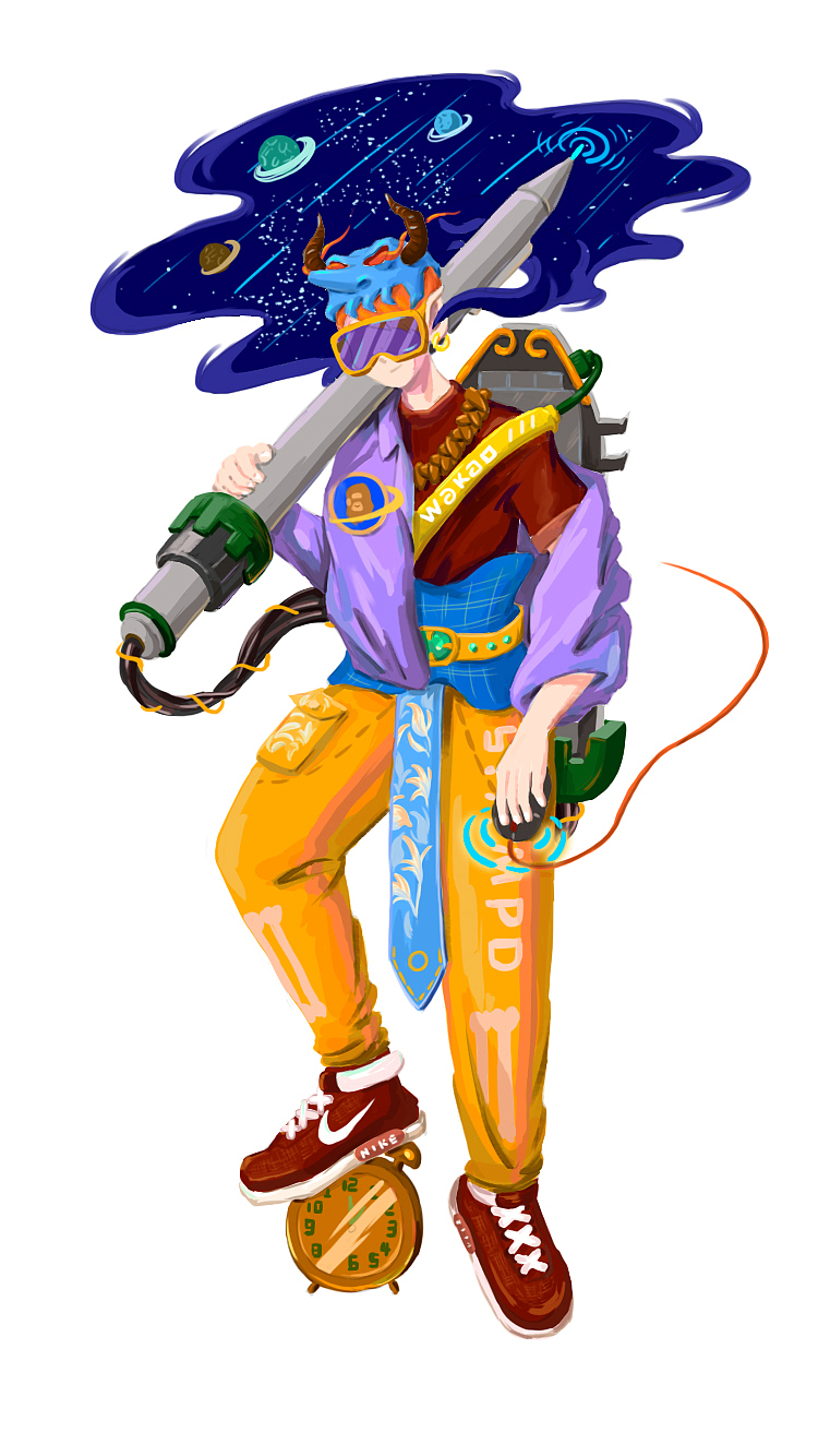 鬼（图ZMTI3MTU0MDEy） - 商业插画 - 站酷设计师来碗鱼丸原创素材 - 站酷ZCOOL