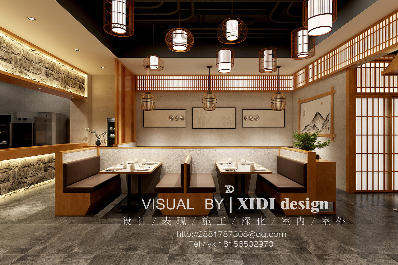 日料店（图ZMTY2Nzk5MzUy） - 家装设计 - 站酷设计师王婷婷XIDI原创素材 - 站酷ZCOOL
