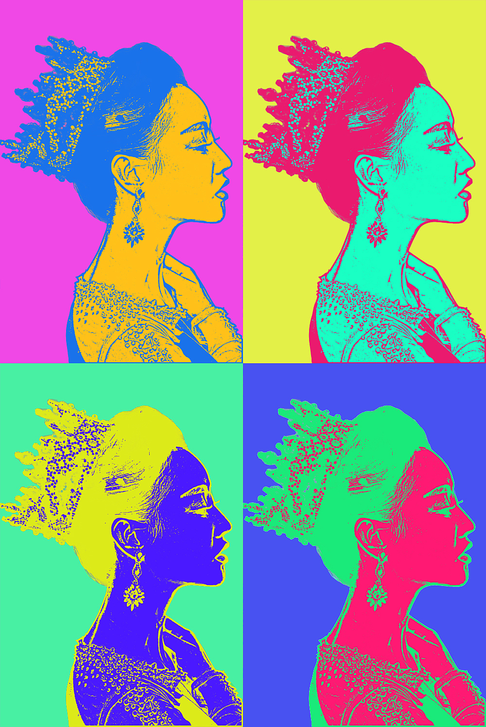 波普艺术效果|平面|图案|清蒸蹄花 - 原创作品 - 站酷 (zcool)