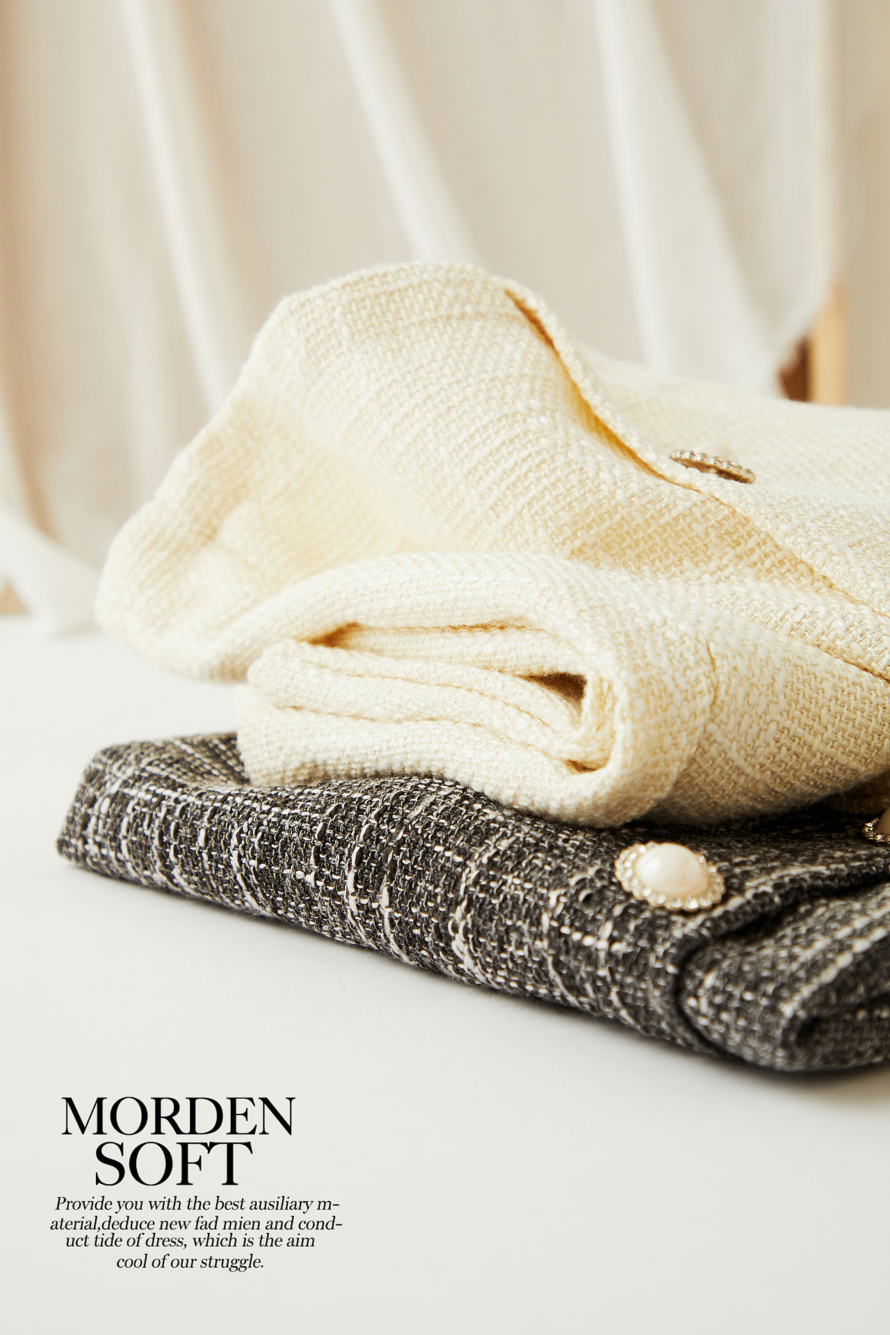 服装平铺创意拍摄 静物广告