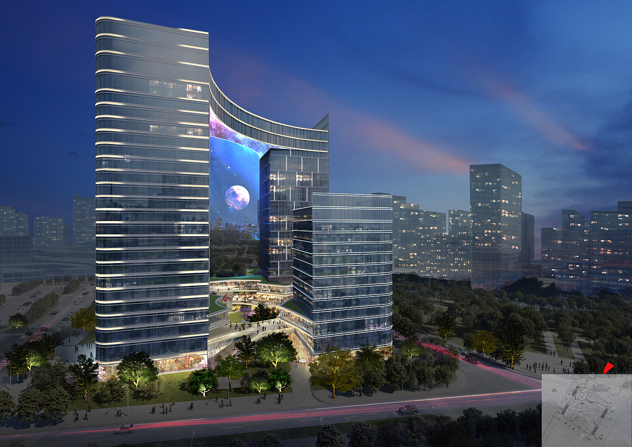 太原国金中心照明设计