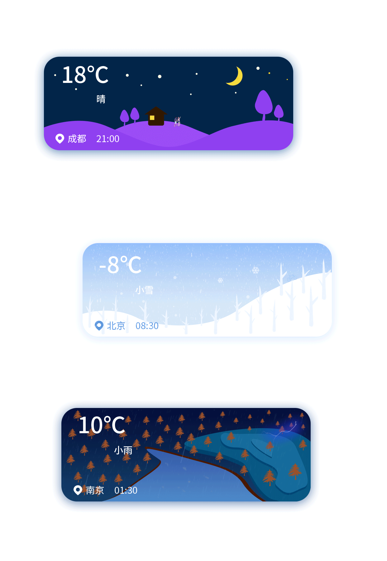 天气界面及动效（图ZMTQ5NDQyNTQw） - 动效设计 - 站酷设计师NICE_LX原创素材 - 站酷ZCOOL