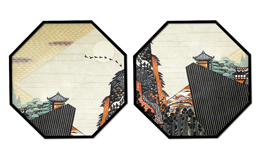 八边形装饰画（图ZMTA5MDgxOTEy） - 工艺品设计 - 站酷设计师深圳集恒工艺品原创素材 - 站酷ZCOOL