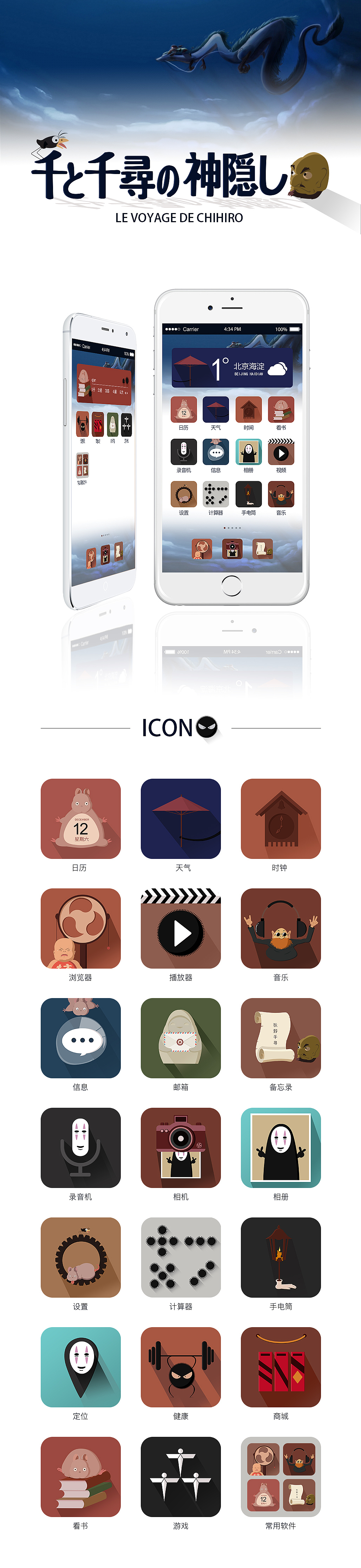 千与千寻主题图标（图ZNDA5Nzk2MjA=） - 图标 - 站酷设计师lilyjuan原创素材 - 站酷ZCOOL