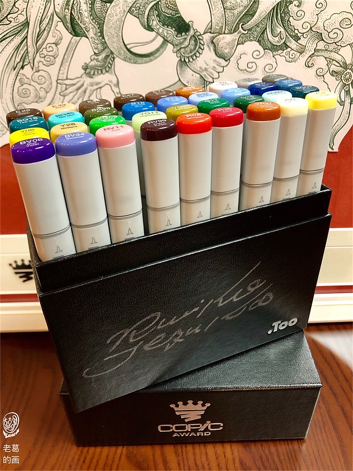 老葛的画-COPIC AWARD 2019-获奖之作《绘意天王》