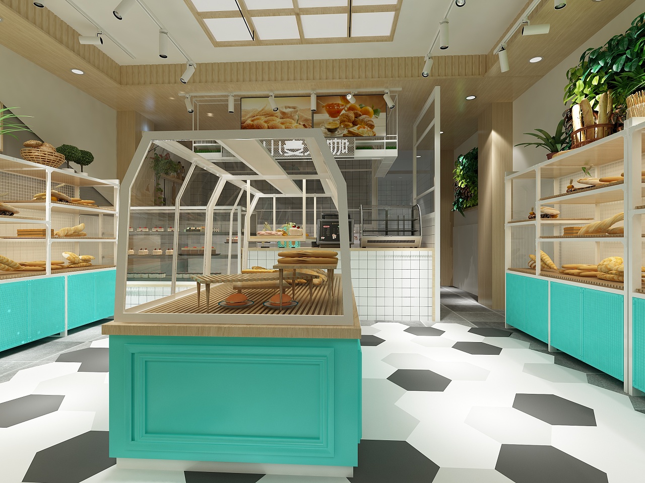 蛋糕烘培店|空间|室内设计|朗牧森 - 原创作品 - 站酷 (ZCOOL)