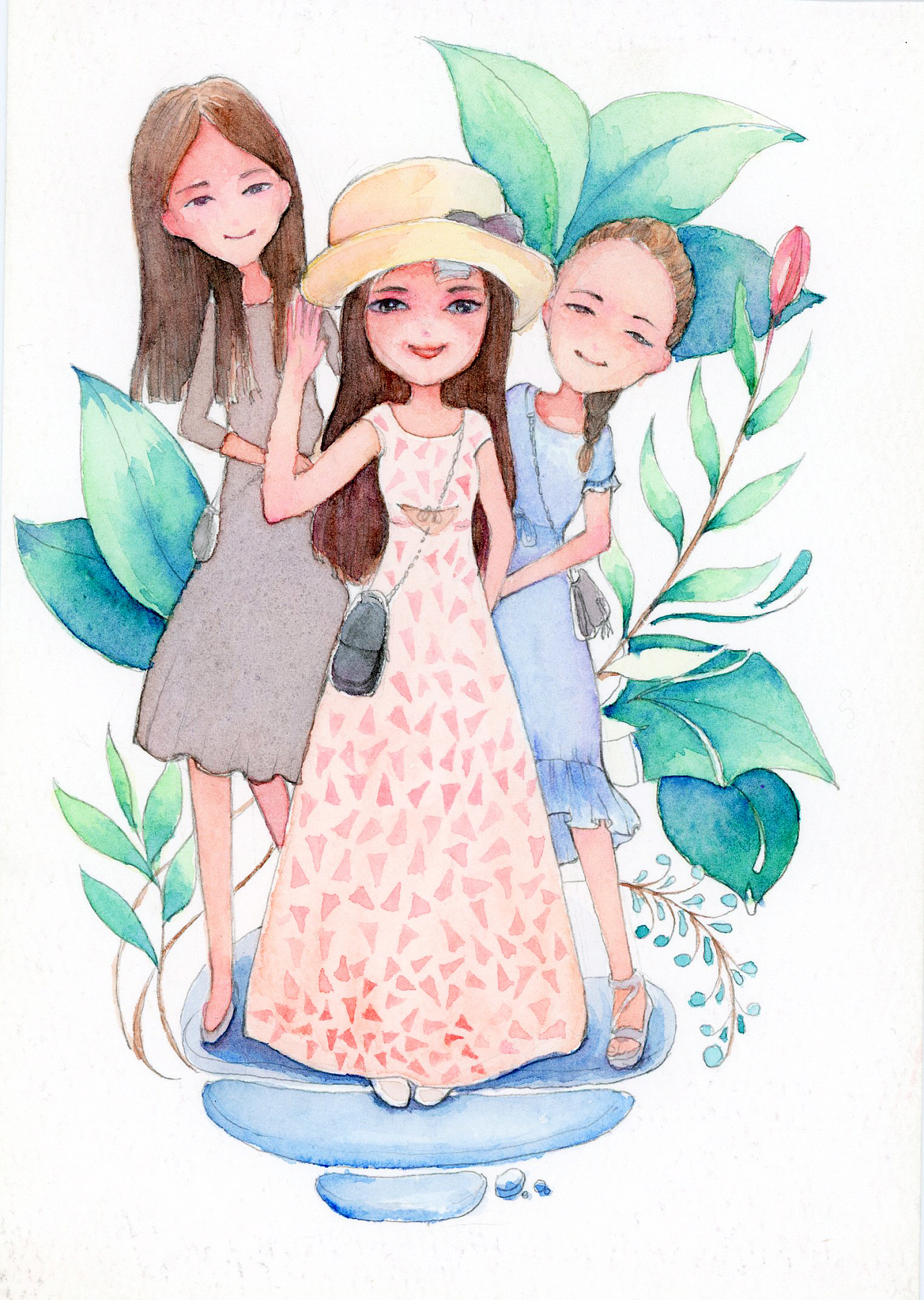 原创水彩插画|插画|插画习作|毛呀冒得 - 原创作品 - 站酷 (zcool)