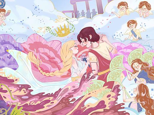 武汉学插画的学校-酒神