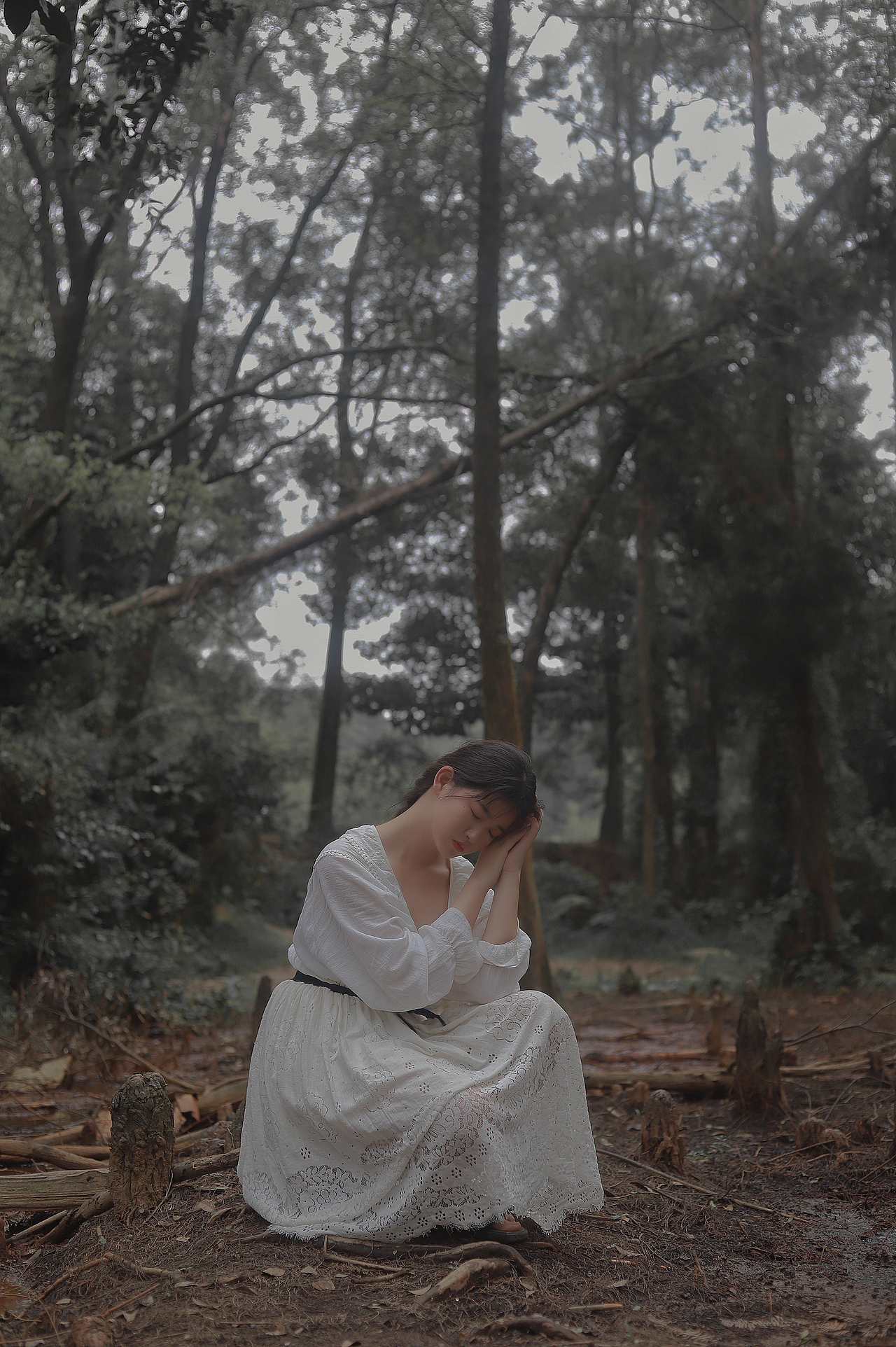 白衣林（圖ZMjQ2OTU4MzI4） - 人像攝影 - 站酷設計師川楓鈴木原創(chuàng)素材 - 站酷ZCOOL