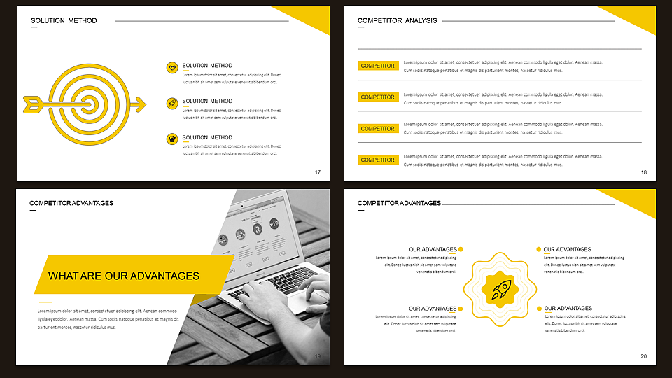 【耀你好看】黑黄画册级别商业计划书7（图ZNzc3MDkxNDQ=） - PPT/Keynote - 站酷设计师熊猫大人pandaren原创素材 - 站酷ZCOOL