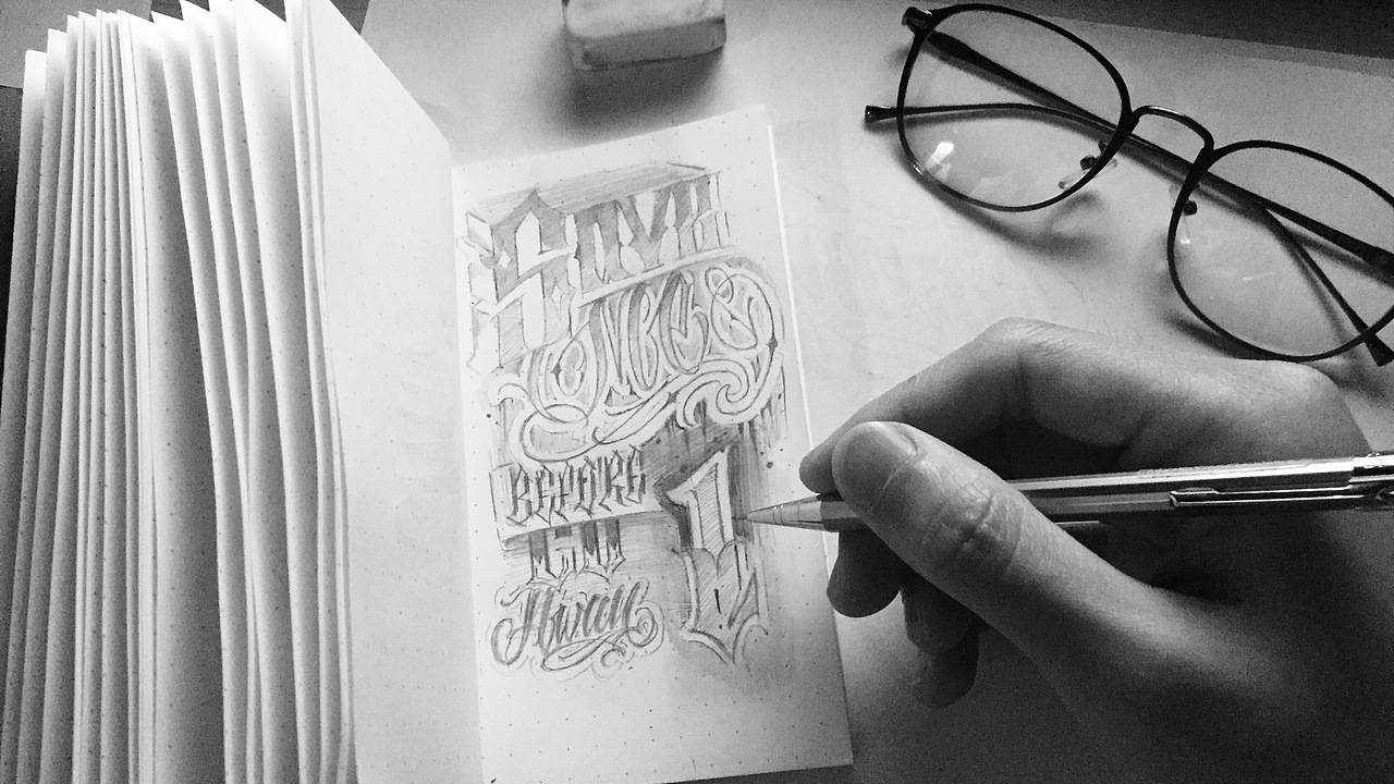 hand lettering