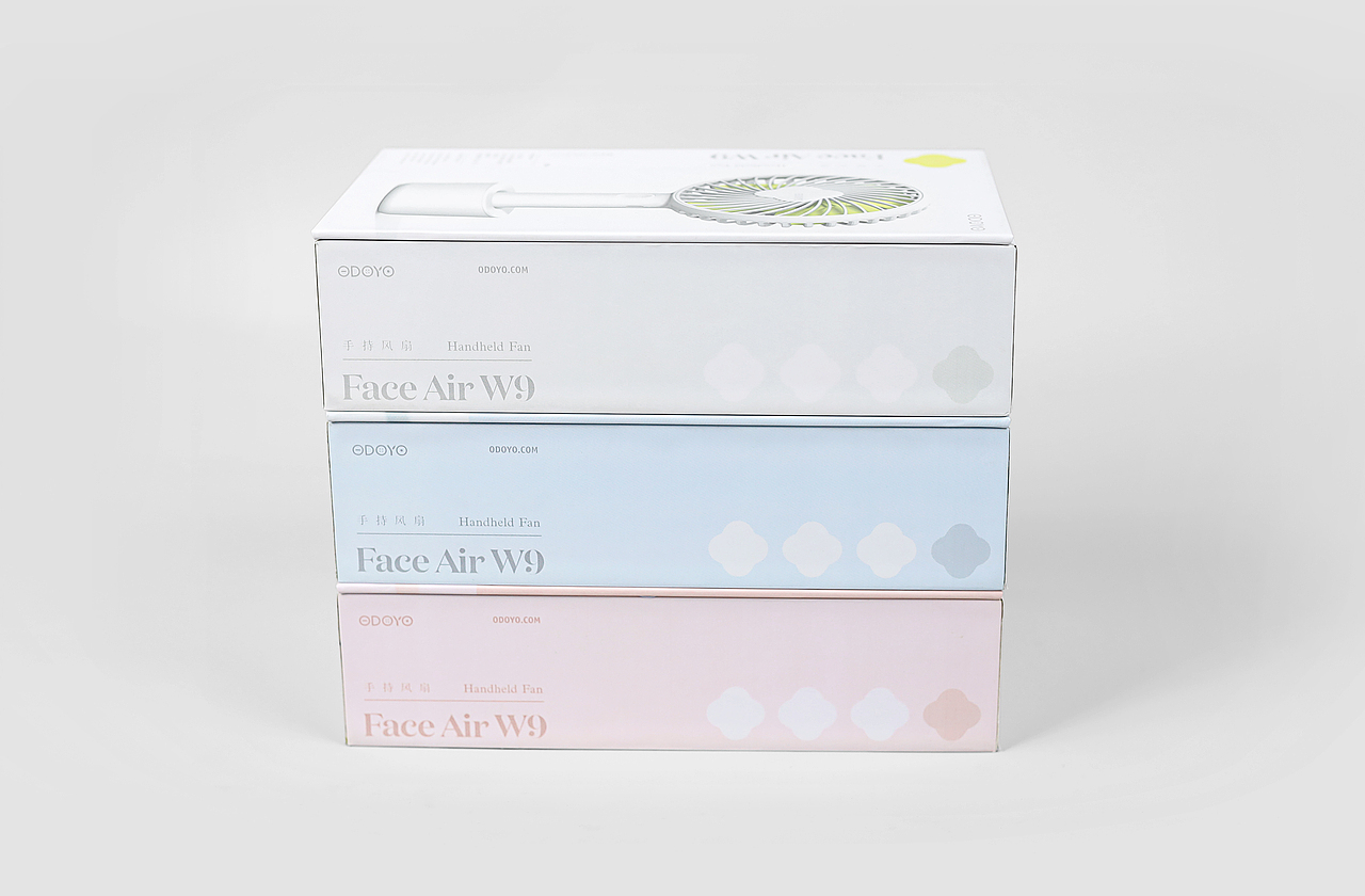 Face Air W9 Handheld Fan 手持风扇包装设计（图ZMjUzODI2ODU2） - 包装 - 站酷设计师老伙计这块原创素材 - 站酷ZCOOL