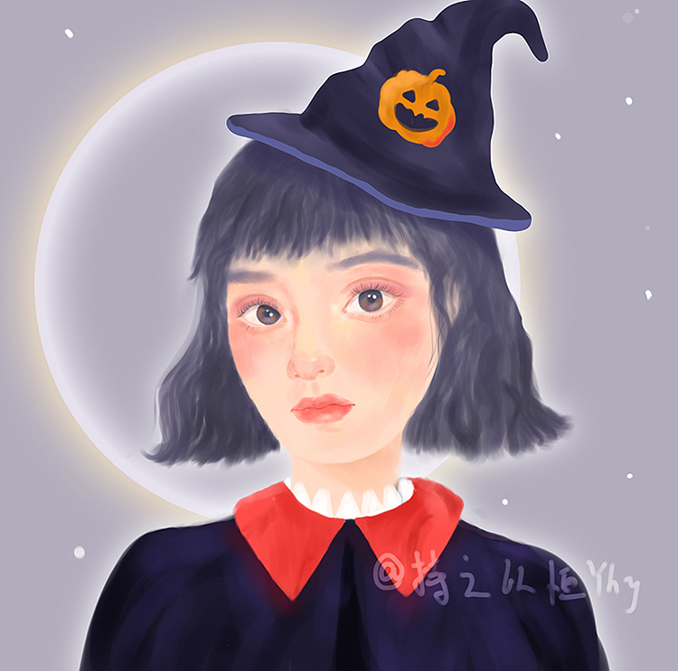 日系人物手绘插画练习