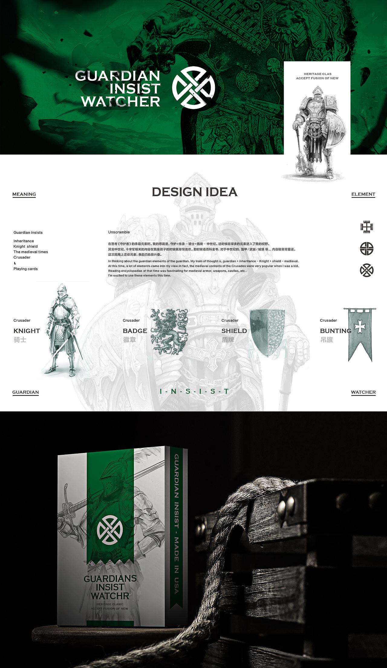 Guardian ／《守护者》- Playing card Design - 扑克