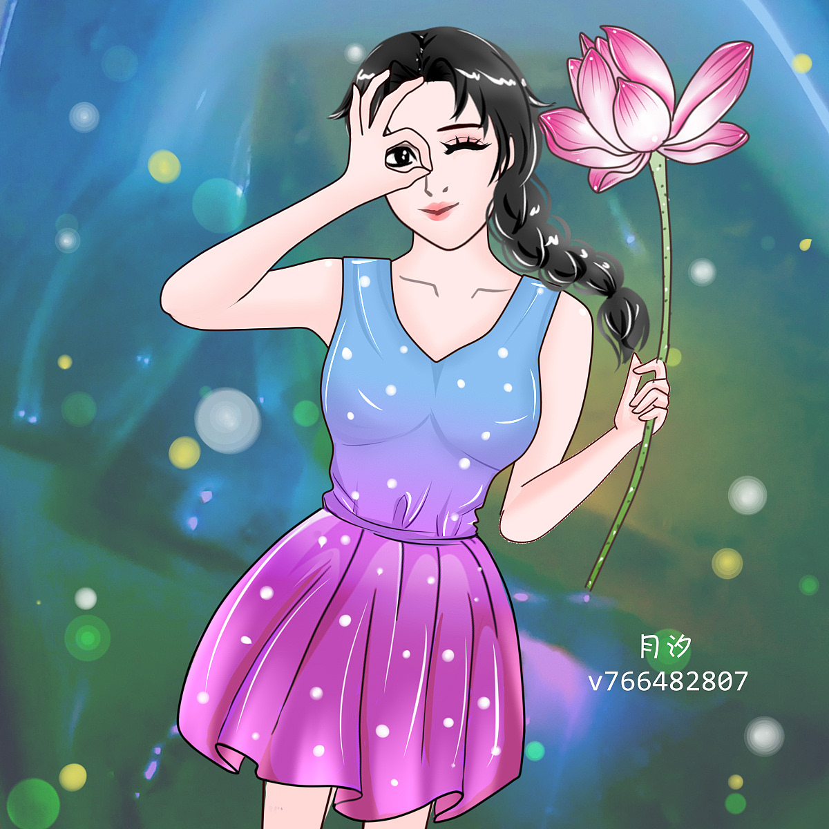 最近画的一些情侣