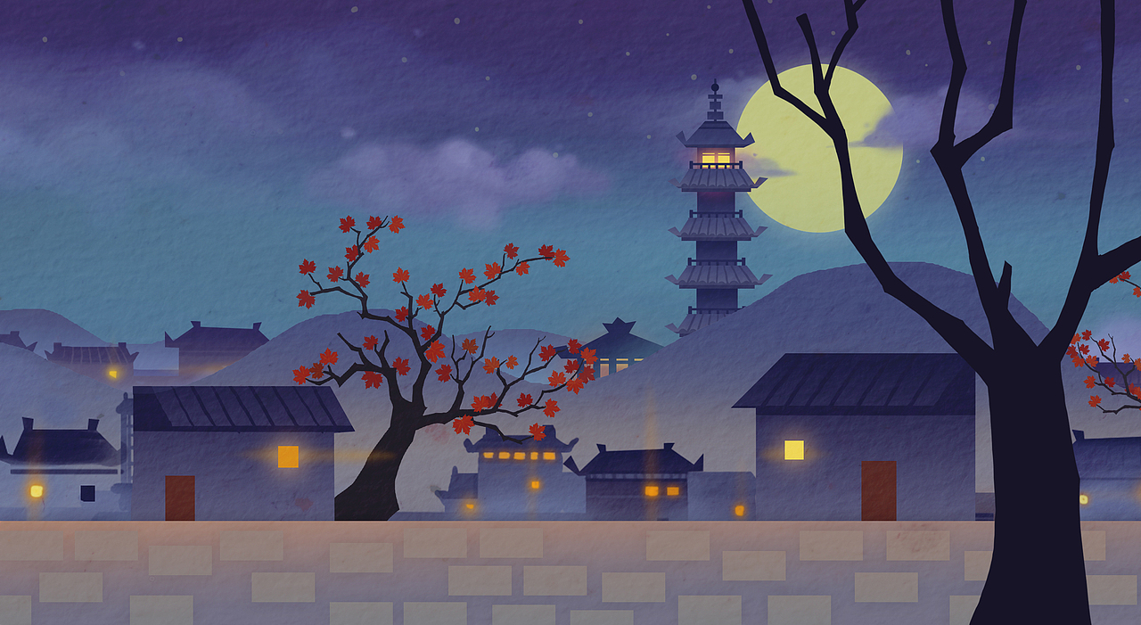 动画MV《枫桥夜泊》前期设定