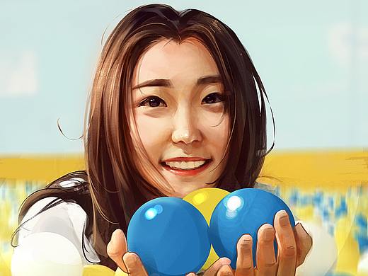 喜欢的笑容