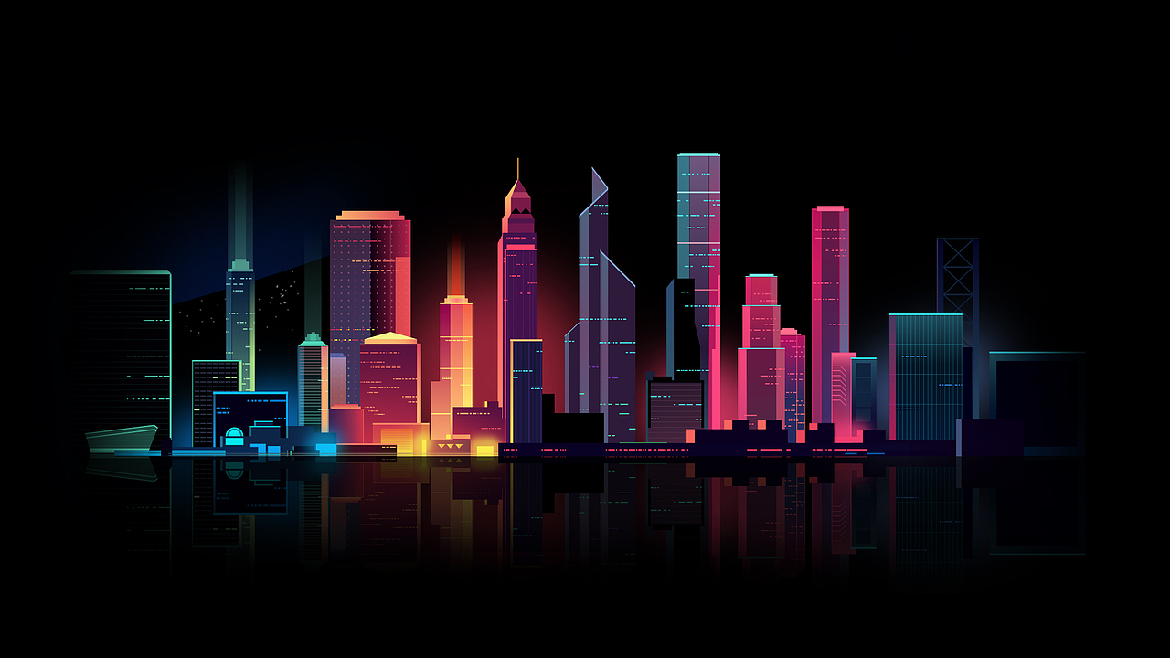 炫光城市练习（图ZMTE4OTMxNTA4） - 其他平面 - 站酷设计师tails0211原创素材 - 站酷ZCOOL