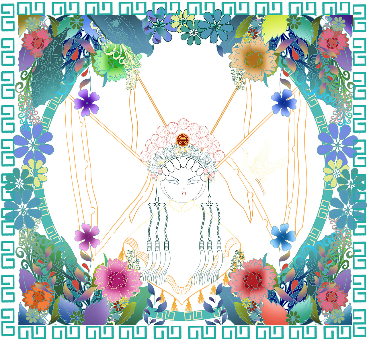 国风插画 包装设计（插画部分）（图ZMjcxMjcyMzg0） - 创作习作 - 站酷设计师Z64660842原创素材 - 站酷ZCOOL