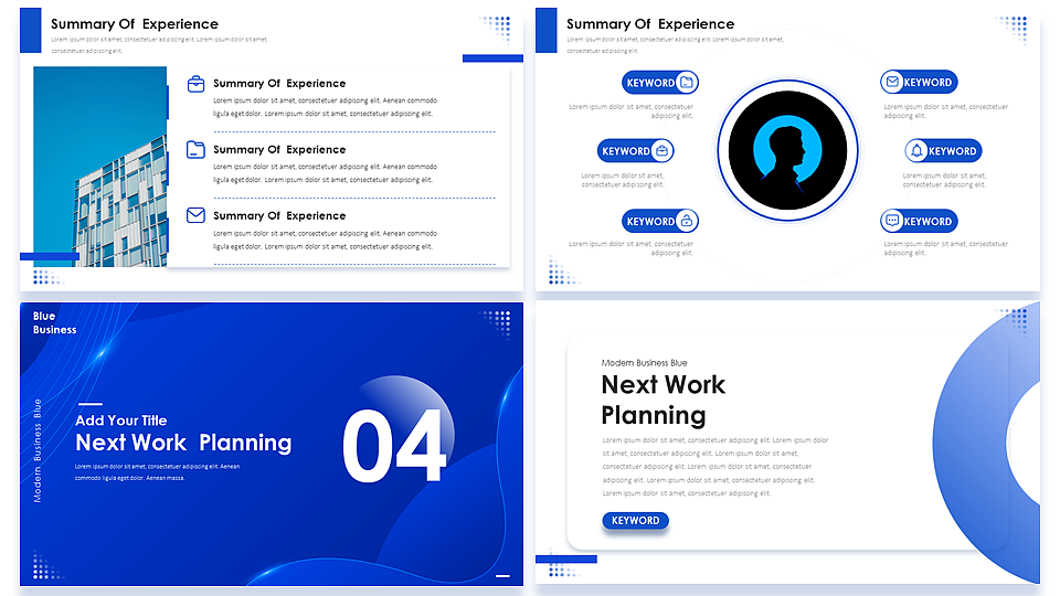 【耀你好看】克莱因蓝现代极简商务时尚PPT4（图ZMjc3NjMyMjIw） - PPT/Keynote - 站酷设计师熊猫大人pandaren原创素材 - 站酷ZCOOL