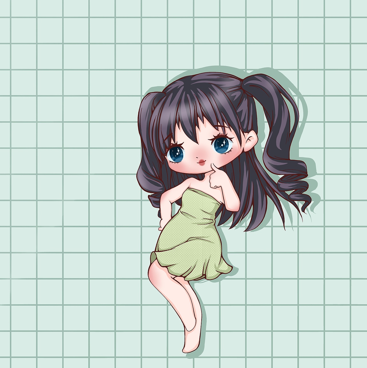 q版卡通人物小练