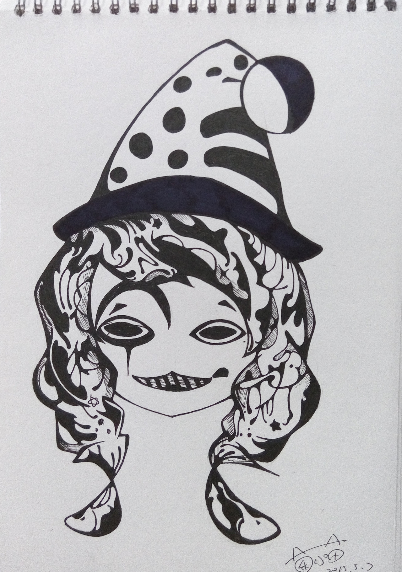 十二星座——小丑黑白系列