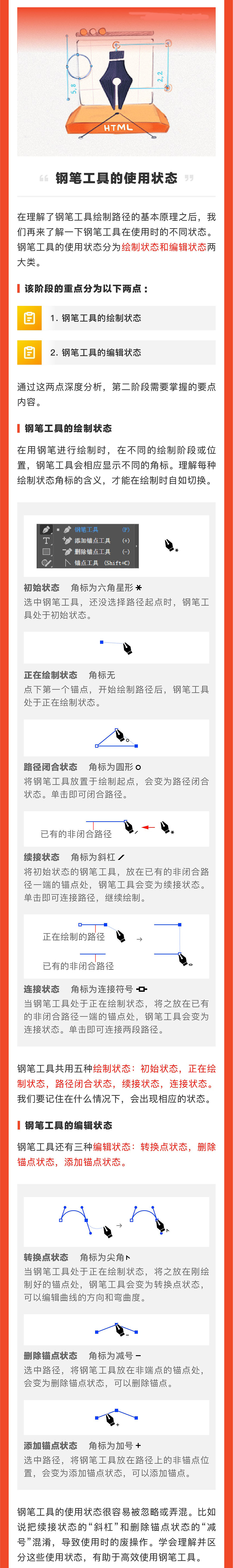 AI新手教程 「钢笔工具」使用指南（图ZMTY5NzY0OTIw） - 其他平面 - 站酷设计师平面设计师珂儿原创素材 - 站酷ZCOOL