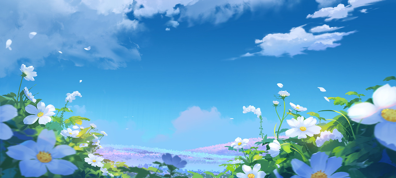 还是为电竞文库画的背景～|插画|游戏原画|娜太阳n - 原创作品 - 站酷