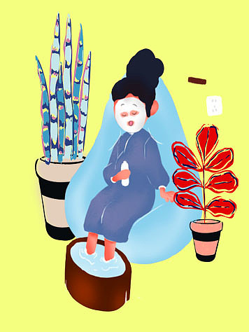 娃哈哈SPA（图ZMjA2NzMzMTM2） - 商业插画 - 站酷设计师小朱同学_Studio原创素材 - 站酷ZCOOL