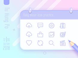 Linear icons practice