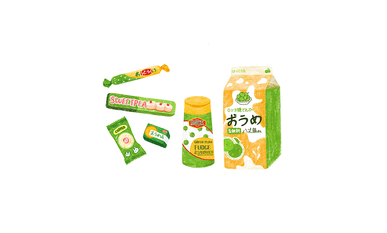 零食系列 | 野莓实验室合作胶带稿（图ZMjc2ODYzNjU2） - 商业插画 - 站酷设计师阿孚原创素材 - 站酷ZCOOL