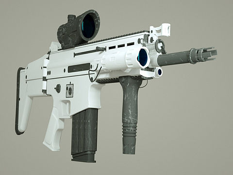 C4D建模和平精英siga步枪（个人主页-ZNjc5OTMzNDQ=） - 产品 - 站酷设计师夏宇客原创素材 - 站酷ZCOOL