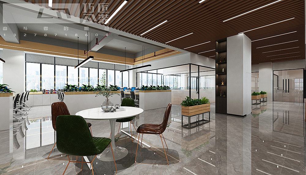 昆明精现代风格药房商铺办公空间设计推荐
