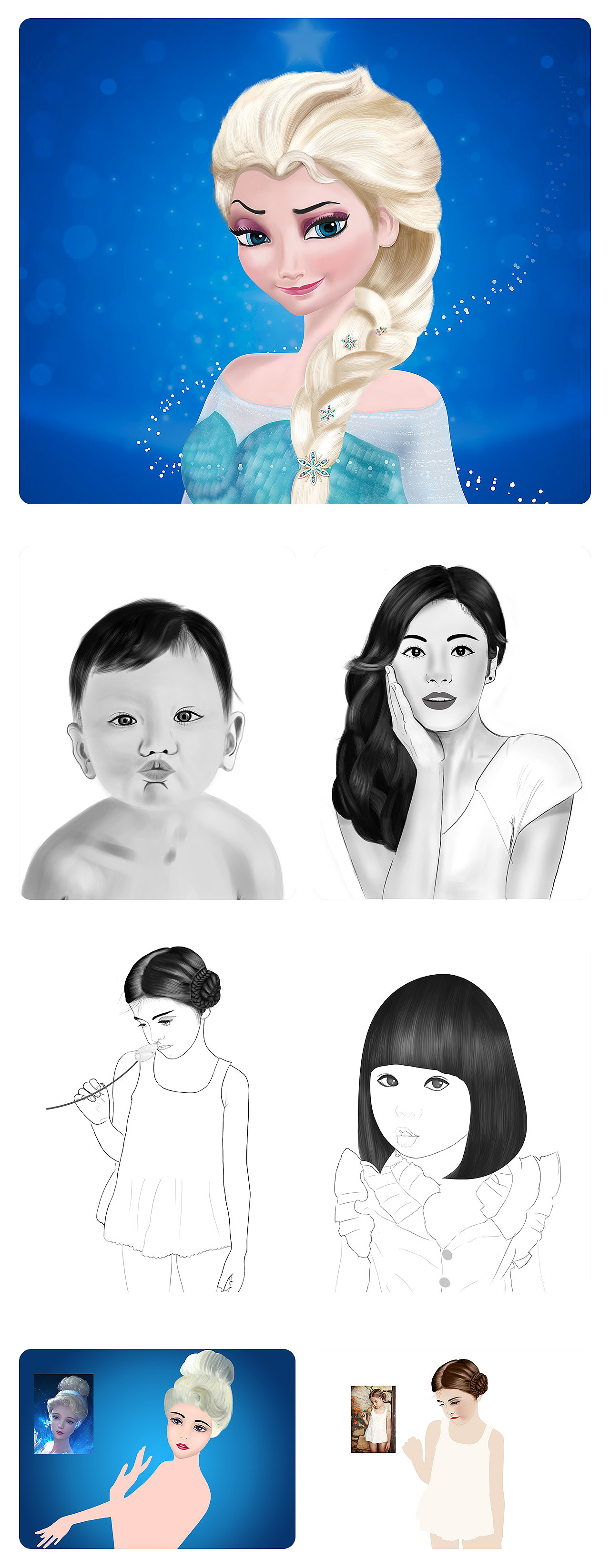 日常练习：手绘插画（图ZMTE4NTcwMTg0） - 创作习作 - 站酷设计师刘小兰_原创素材 - 站酷ZCOOL