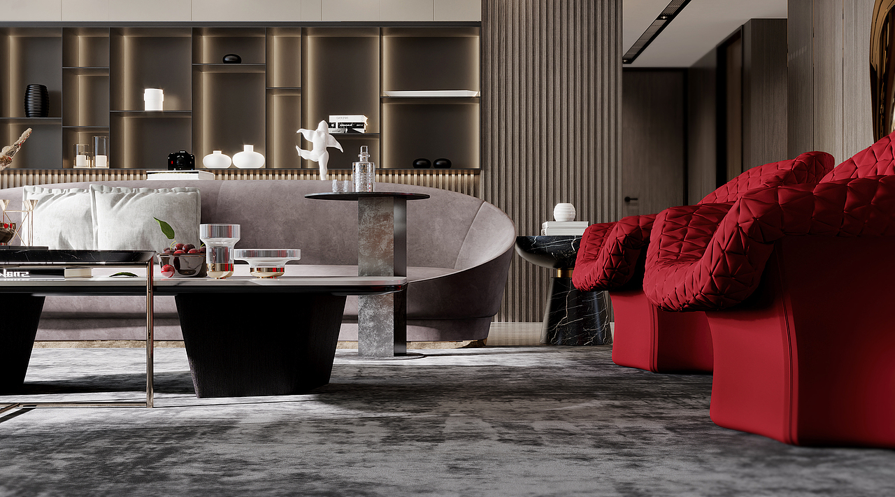 现代大平层——CR（图ZMTk1MjU2NDc2） - 家装设计 - 站酷设计师满泽原创素材 - 站酷ZCOOL