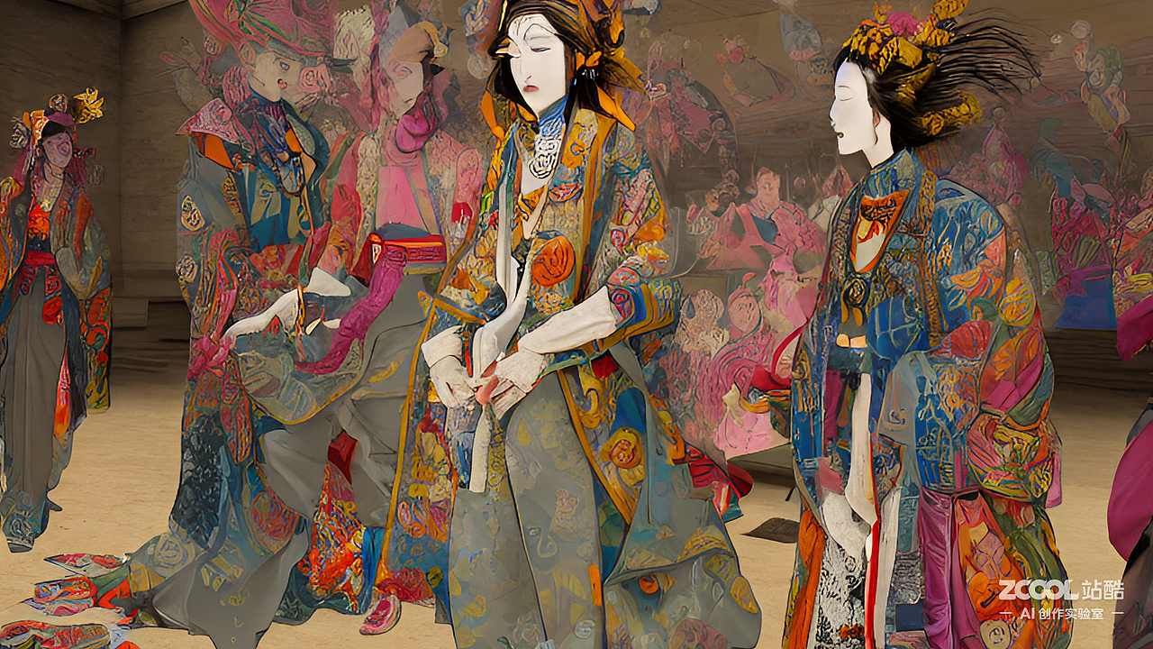#AI创作实验室#未来敦煌时装秀（图ZMzIxMjU5NDMy） - AI作品 - 站酷设计师欧阳麦妮原创素材 - 站酷ZCOOL