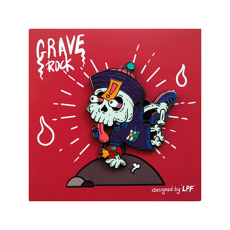 Rock N'Roll On The Grave 徽章视觉设计（图ZMjQ1NDQ0MTcy） - 生活用品 - 站酷设计师Pafenlee原创素材 - 站酷ZCOOL