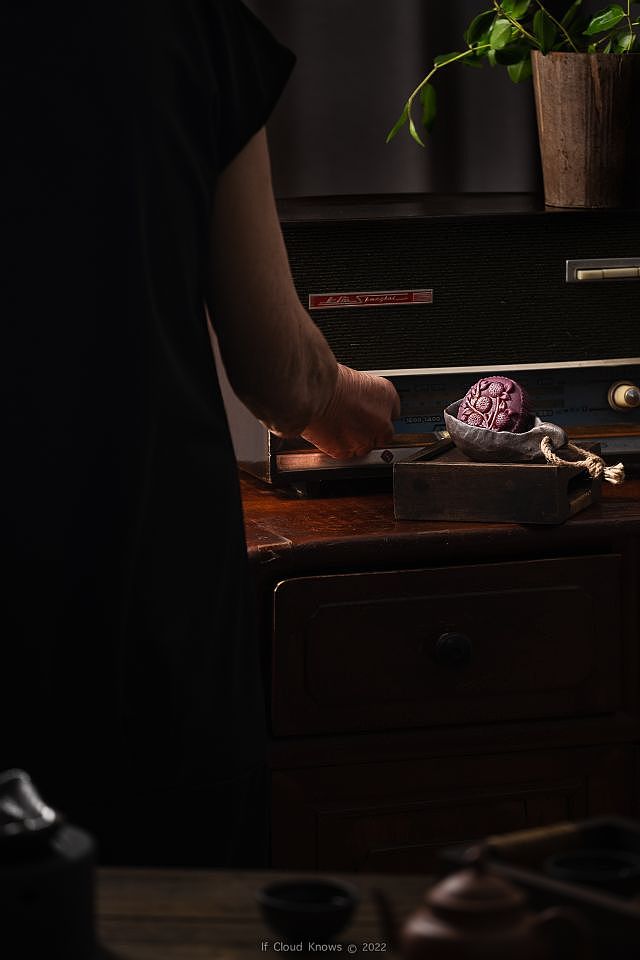 一组桃山皮月饼拍摄