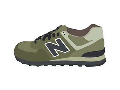 New Balance 574 慢跑鞋（图ZODU5MzAyMA==） - 图标 - 站酷设计师Chiou_原创素材 - 站酷ZCOOL