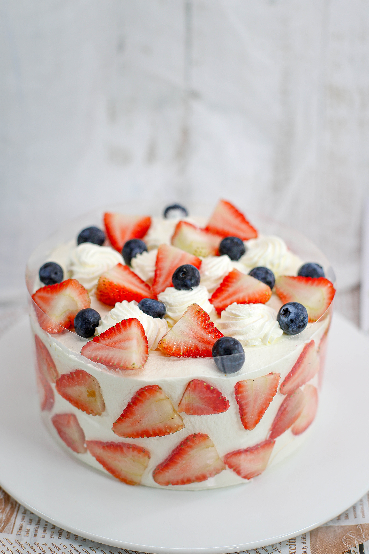 【草莓蛋糕 | 水果】错过了落日余晖 还会有满天星辰