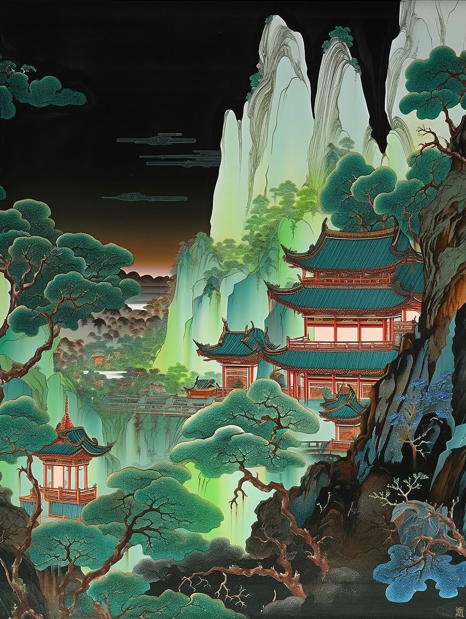 AIGC国风 | 不存在山水