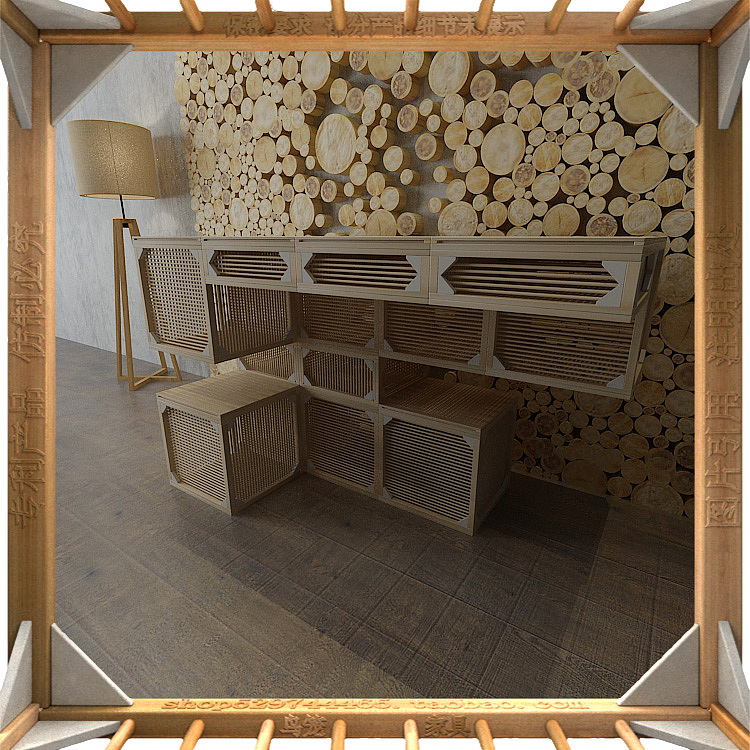 可模块化组装的家具系统--竹制收纳DIY多功能百变家具（图ZMTE3NjcxOTk2） - 生活用品 - 站酷设计师鸟笼家具原创素材 - 站酷ZCOOL