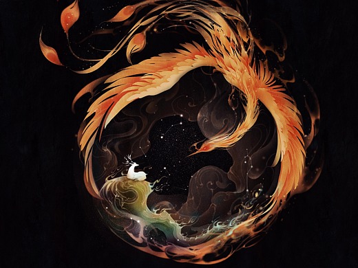 神话时代插画-创作习作63889233benyo乜3年前山海九黎平面-海报3.