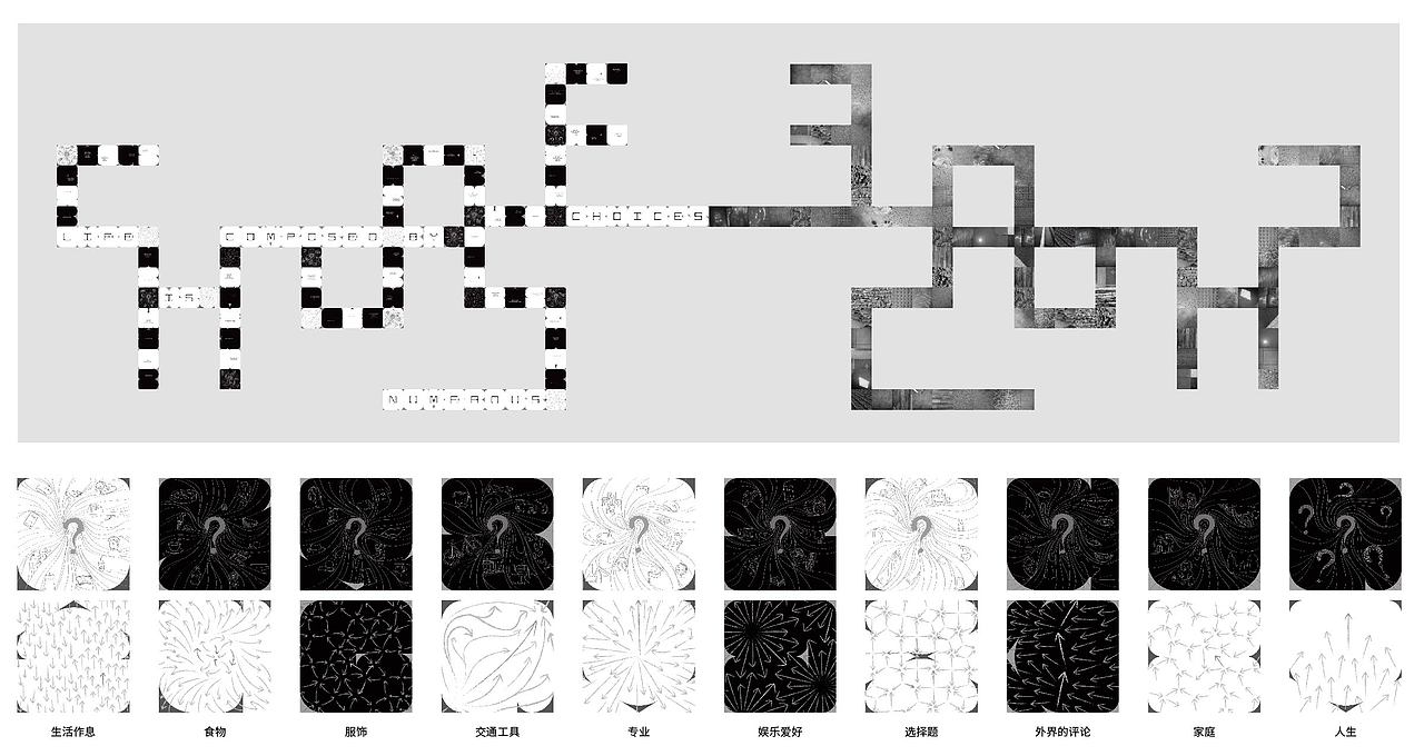 #2020青春答卷#选择的困境（图ZMjA4Mzk0NTM2） - 书籍/画册 - 站酷设计师中传视觉传达专业原创素材 - 站酷ZCOOL