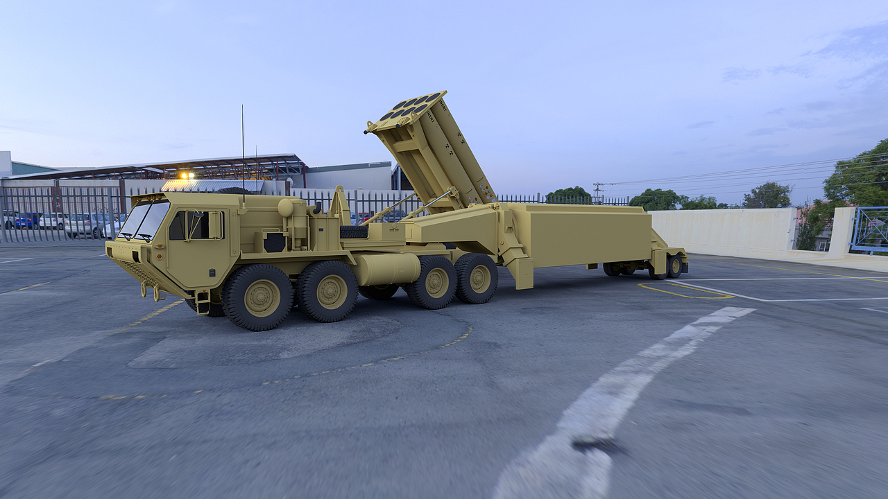 导弹发射车及其X波段雷达（图ZMTQ1MDYxNjY0） - 机械/交通 - 站酷设计师USAF10011原创素材 - 站酷ZCOOL