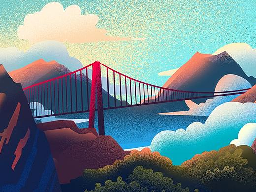 高铁上的城市H5