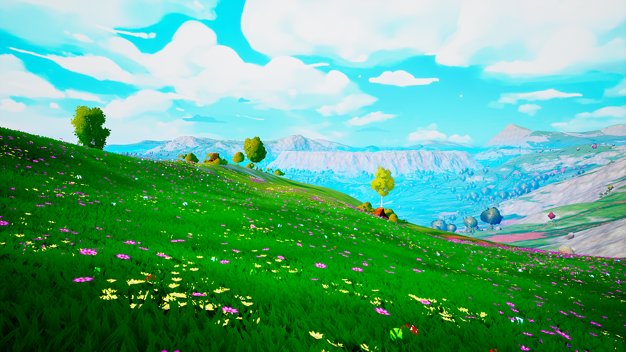 UE4-Houdini-卡通风格场景