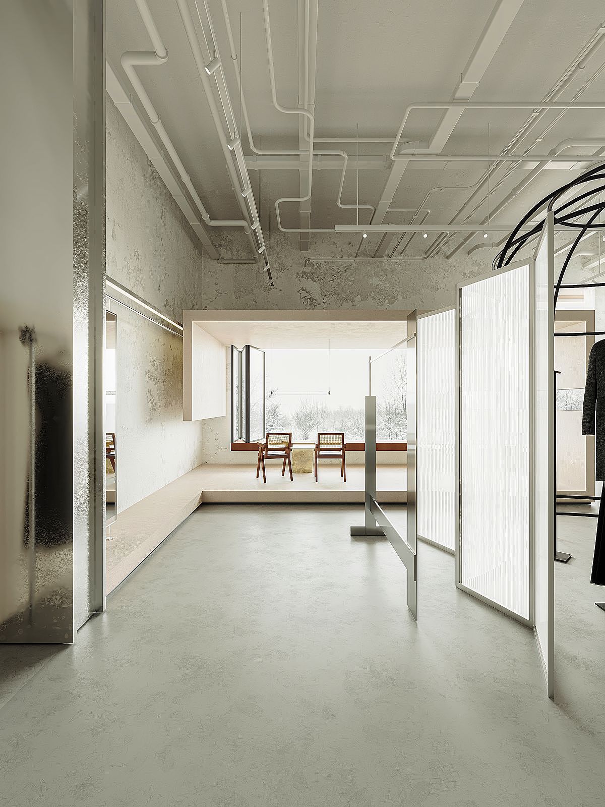 近期渲染（服装店）.（图ZMzE5NDQwNTc2） - 商业空间设计 - 站酷设计师颜究视觉设计原创素材 - 站酷ZCOOL