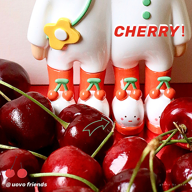 uovo friends食物系列樱桃双子大娃潮流玩具（图ZMjQ2NTQ0Mzgw） - 手办/模玩 - 站酷设计师煎蛋的朋友原创素材 - 站酷ZCOOL